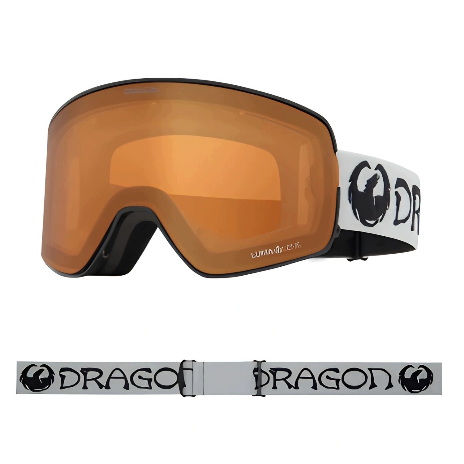 Gogle narciarskie Dragon NFX2 snowboardowe soczekwa S1-S3