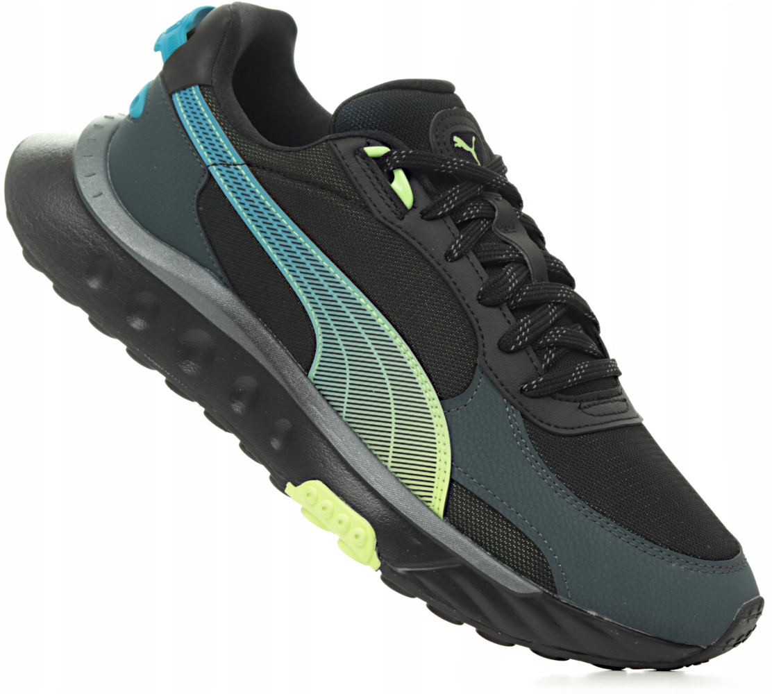 Buty męskie PUMA WILD RIDER LS 385503 01 czarne sneakersy sportowe Rozmiar 42,5