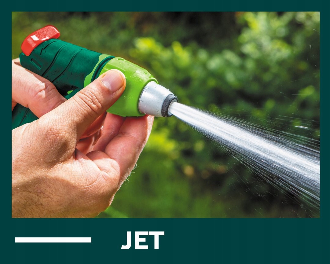 PISTOLET ZRASZACZ OGRODOWY REGULOWANY 15G706 Stan opakowania oryginalne