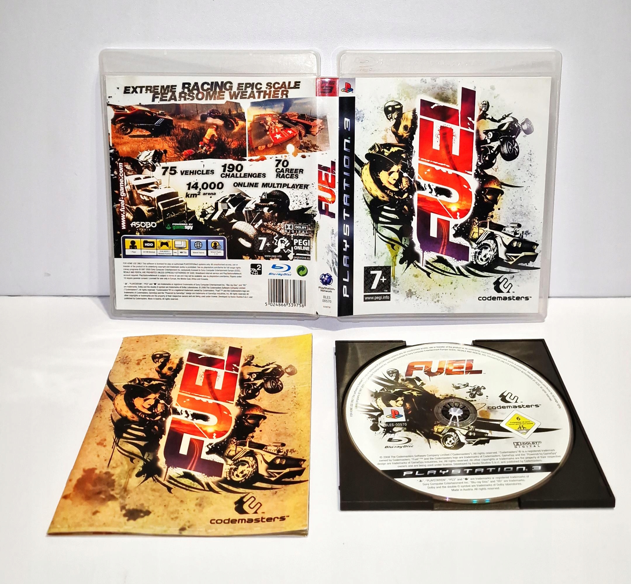 Fuel PS3 3XA ZADBANA PŁYTA -5