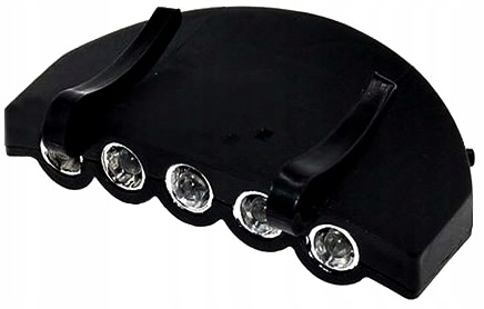 CZOŁÓWKA LATARKA CZOŁOWA NA CZAPKĘ Z DASZKIEM LED Marka inna