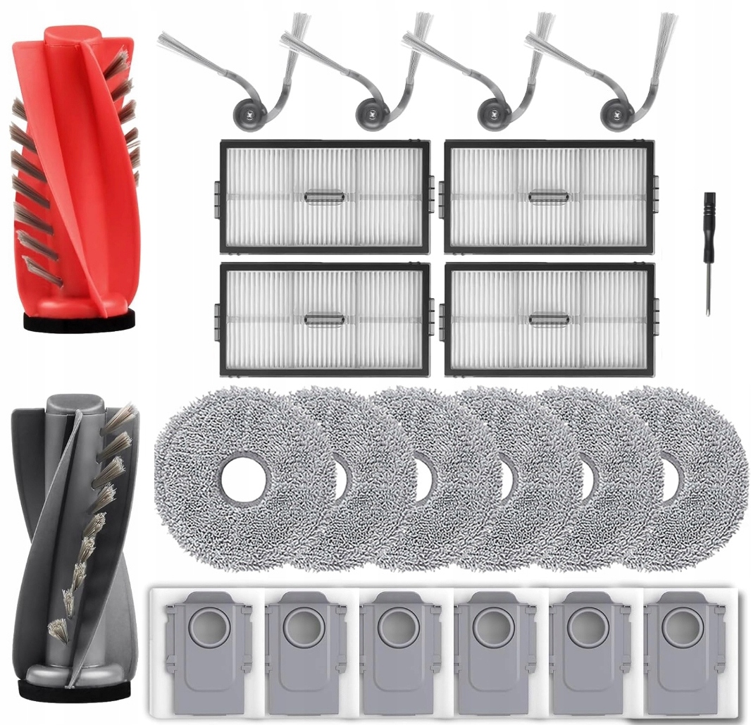 Velká sada příslušenství pro Roborock Saros 10R sáčky mopy filty krysy