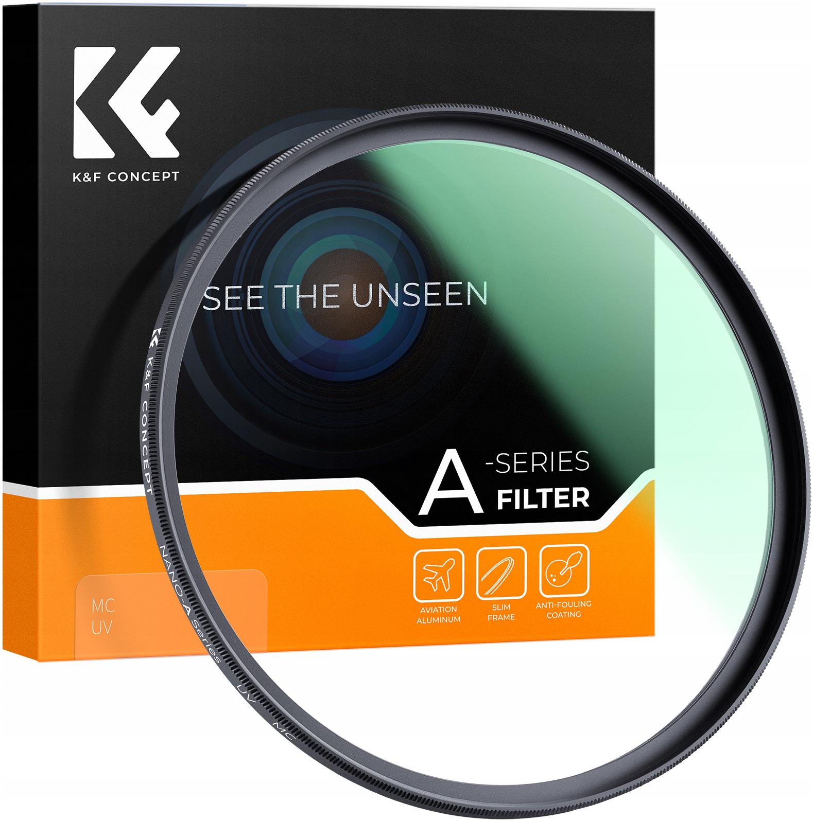 Uv filtr 77mm Hd MC Green Pro A Slim K&f