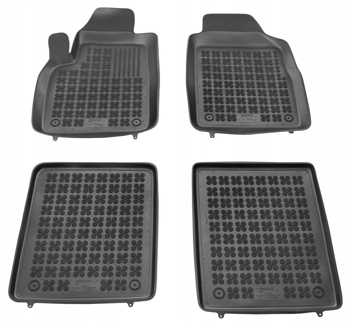 

Dywaniki gumowe, Fiat Panda II, 2003-2012