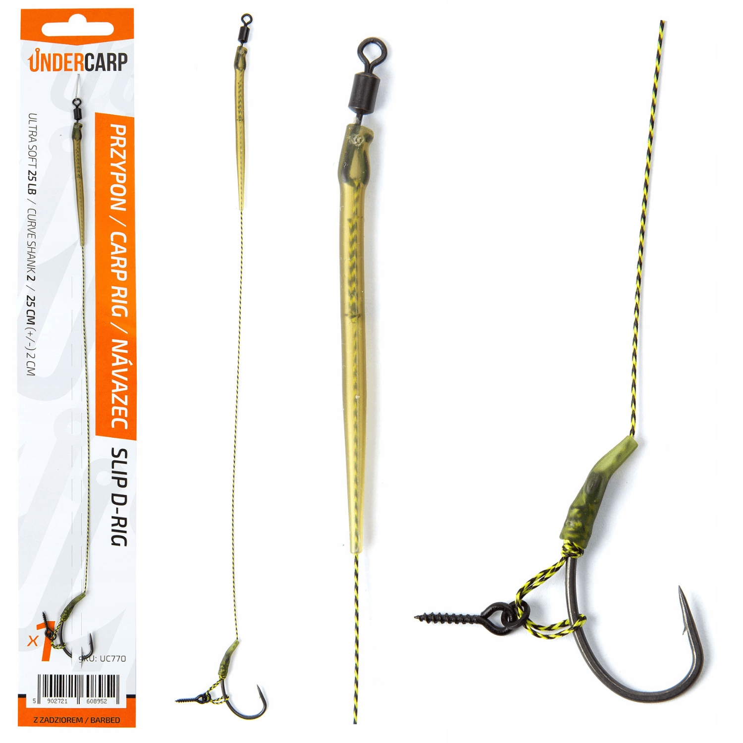 Undercarp Przypon karpiowy Slip D-rig nr 2