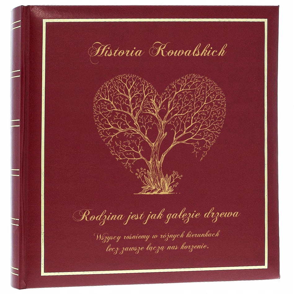 Album Rodzinny na Zdjęcia kronika rodzina 30 kart Nadruk Przezent dla Babci