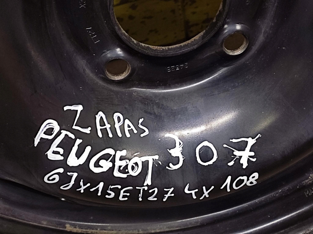 disk stalowa Peugeot OE 6.0" x 15" 4x108