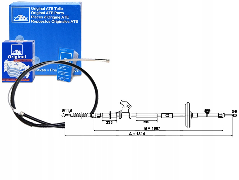 Lanko Ruční Brzdy Chevrolet Cruze Opel Astra
