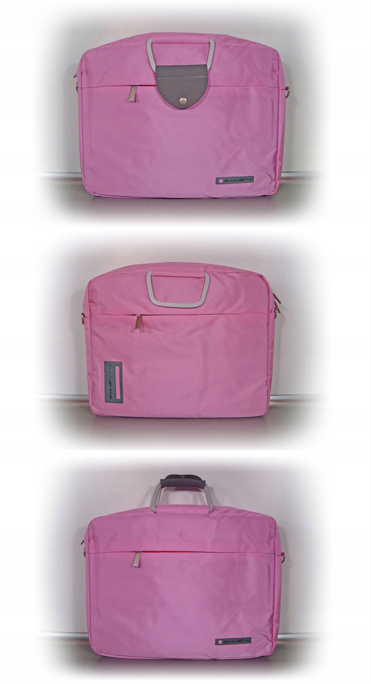 AKTÓWKA TORBA NA LAPTOPA 13 14 15,4 15,6 16 KOLORY Kolor okuć srebrny