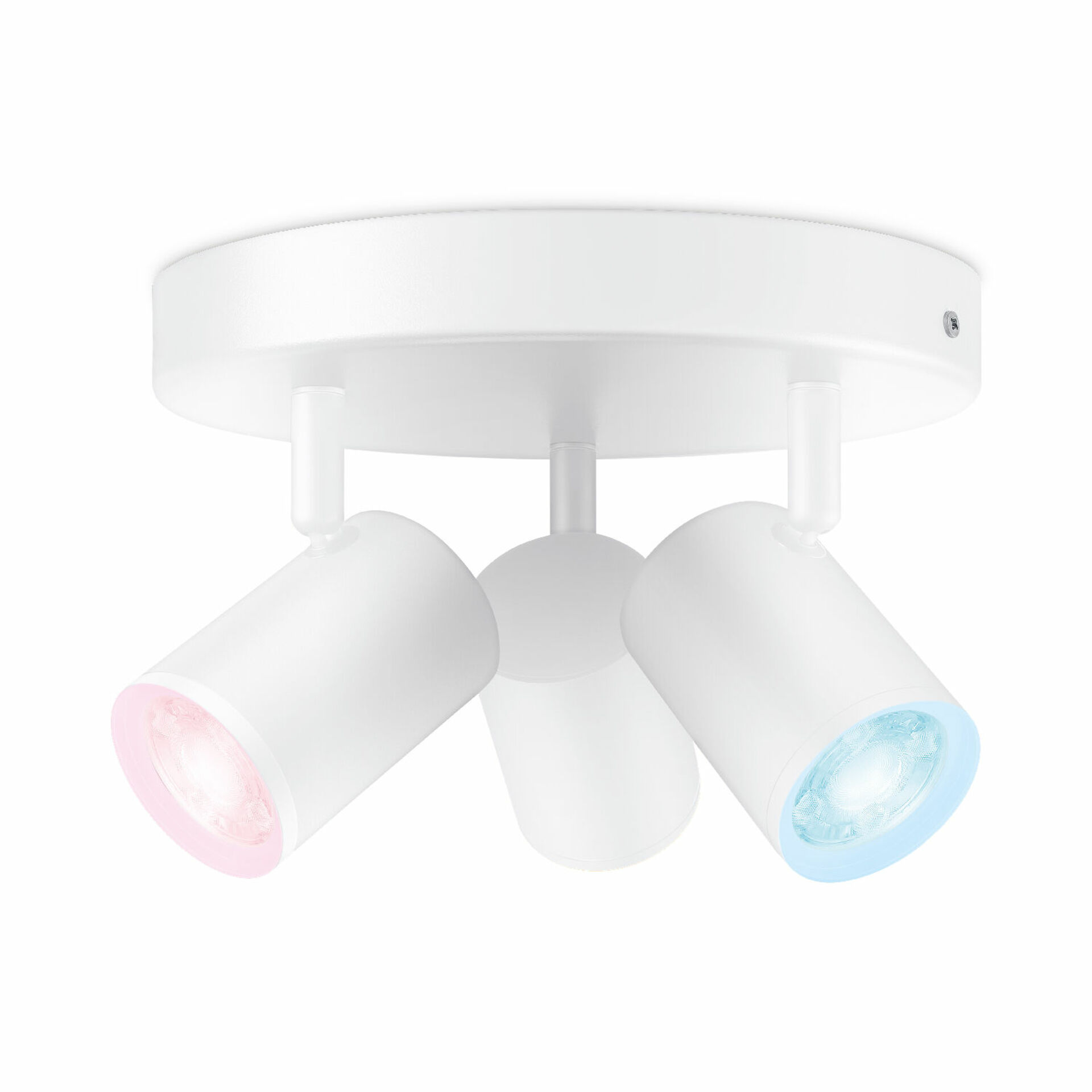 WiZ Imageo bodové Led svietidlo 3x GU10 4,9 W 345lm 2200-6500K Rgb IP20, biele