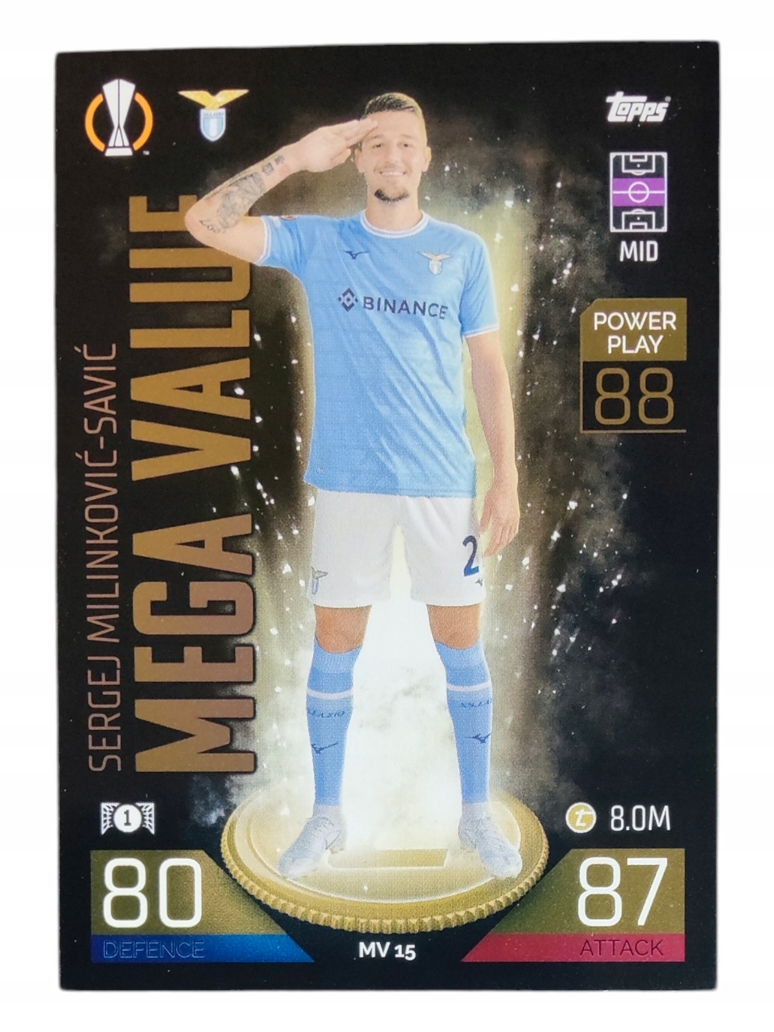 Topps Match Attax Extra 2022-2023 Value Sergej Milinkovic-savic MV15