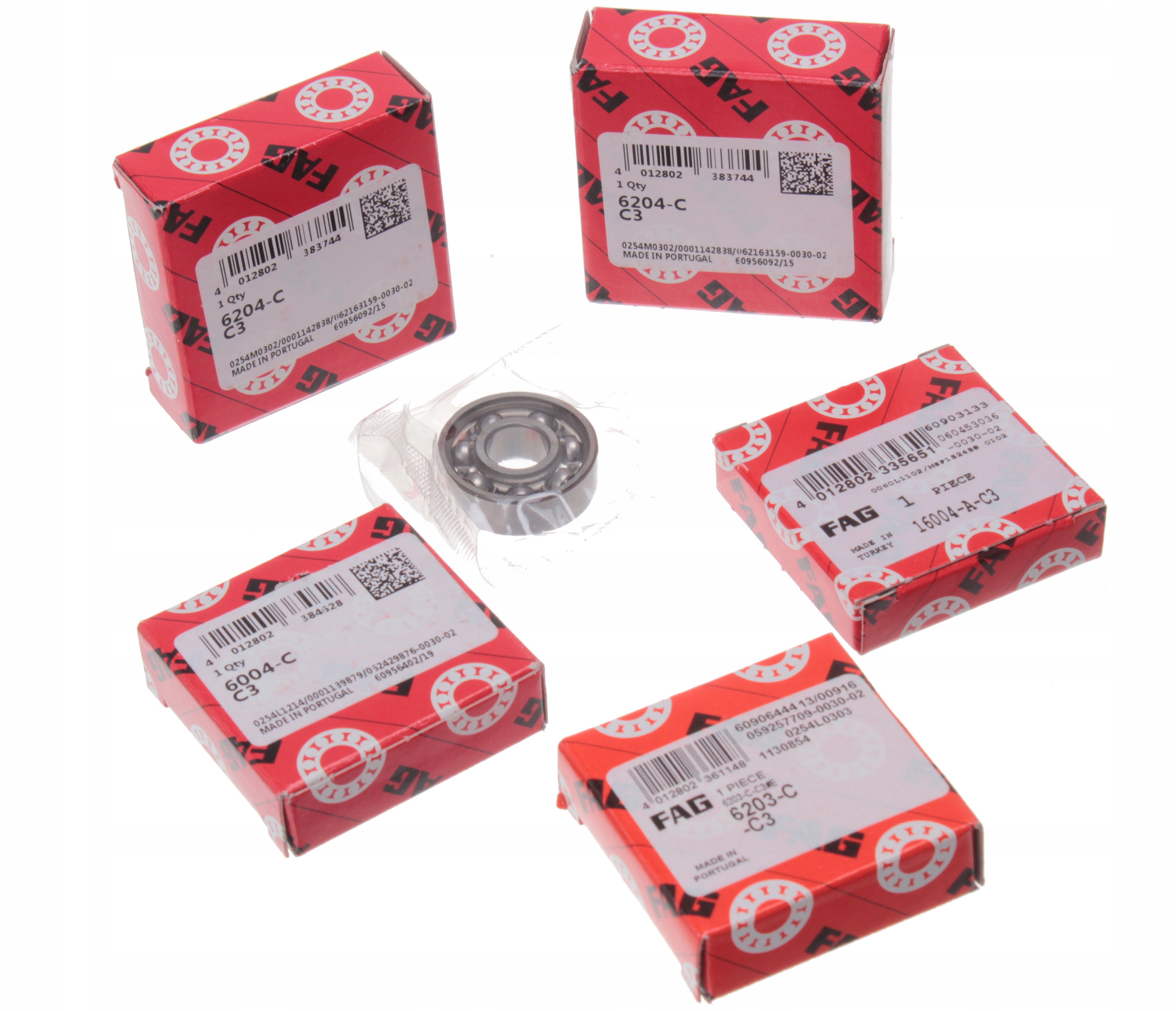 23442 - Комплект подшипников двигателя Simson S51 SR FAG C3