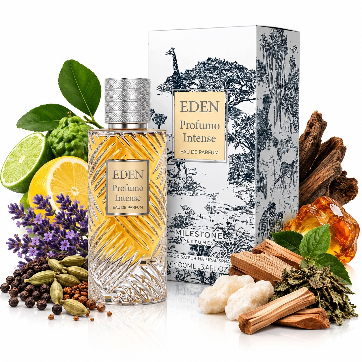 Oryginalne Perfumy Arabskie Milestone Eden Profumo Intens 100ml Edp