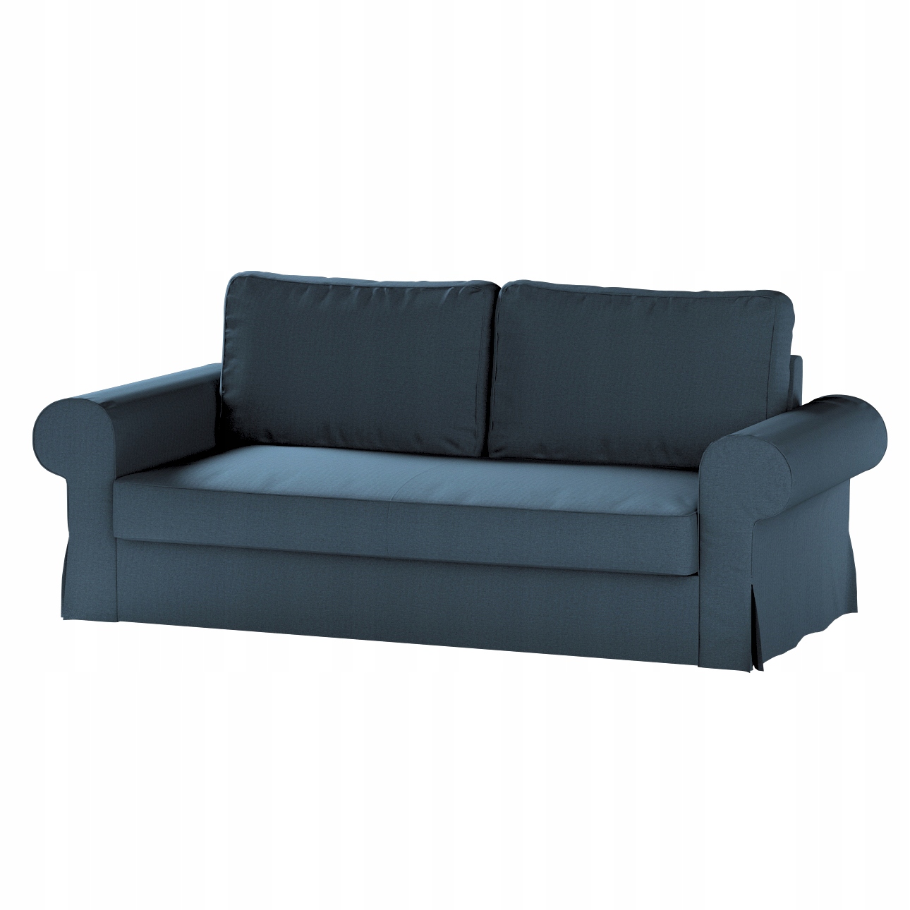 Dekoria potah na rozkládací pohovku Backabro pro 3 osoby Ikea, modrý