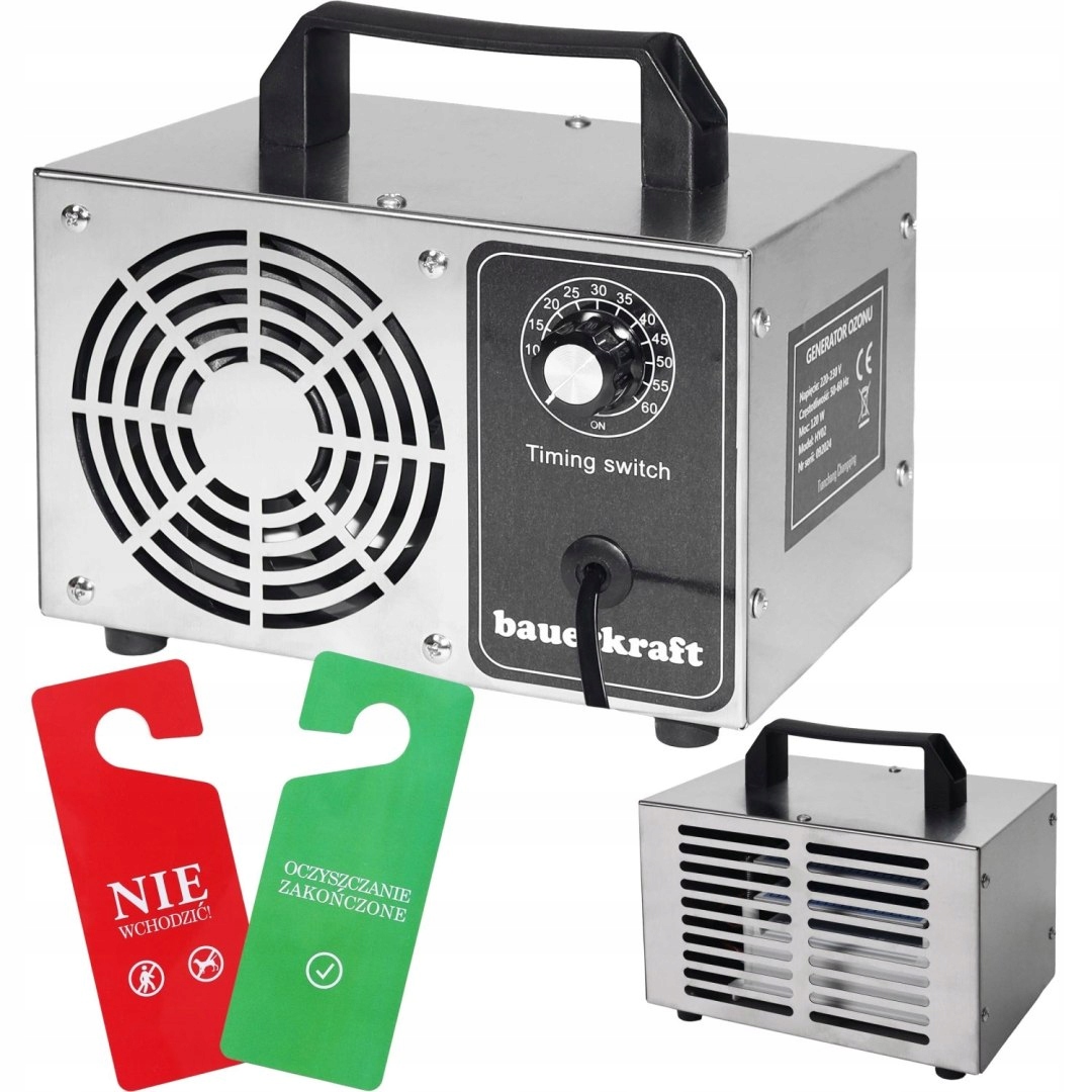 Generátor ozónu ozonátor čistička vzduchu 60 g/h časovač 120 W