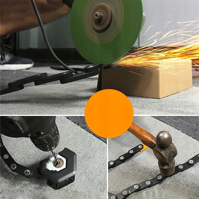 ZABEZPIECZENIE NA ROWER ROWERU ZAMEK SKŁADANE U-LOCK BLOKADA ZAMEK ROWEROWY Marka Inna marka