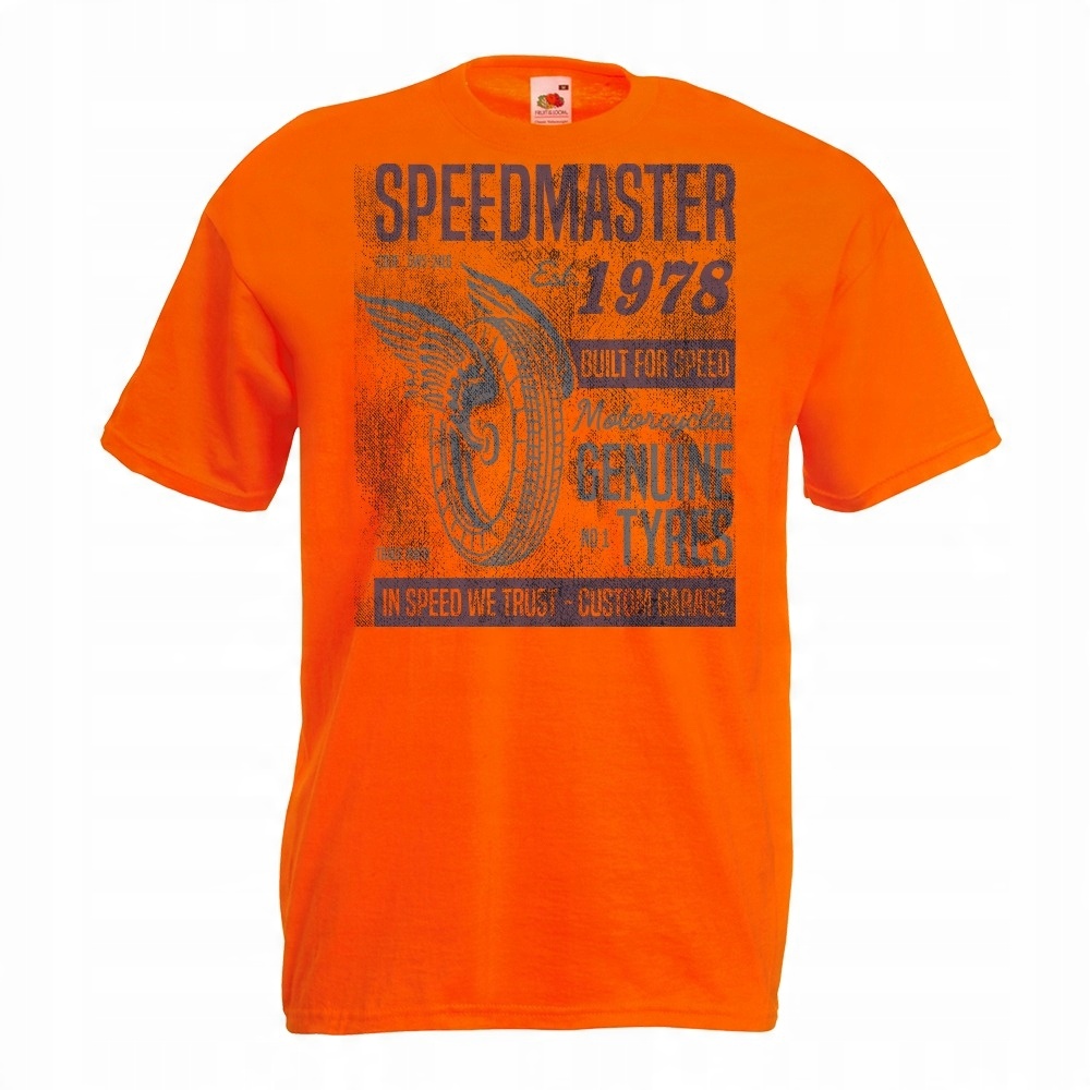 

Koszulka silnik motocykl motor speed L pomarańczow