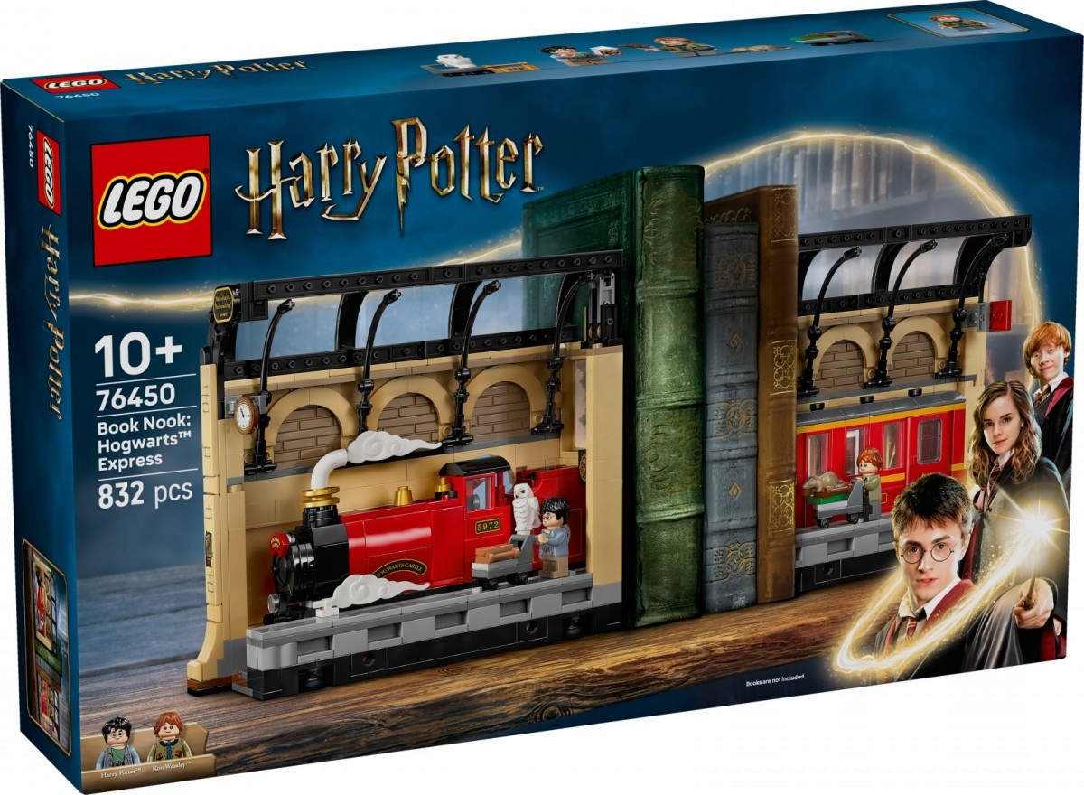 Lego Stavebnice Harry Potter 76450 Book nook: spěšný vlak do bradavic