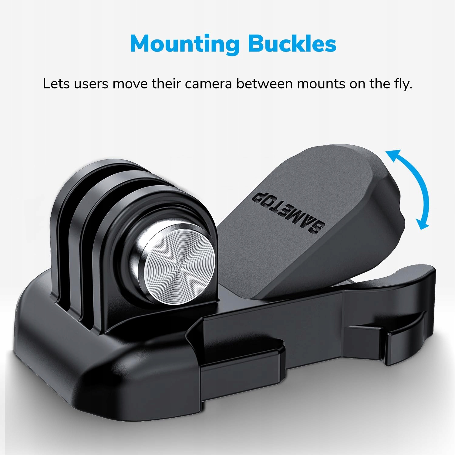 SAMETOP Uchwyty Samoprzylepne 3M Do Kamer GoPro DJI Osmo Zestaw 12w1 — miniatura 5