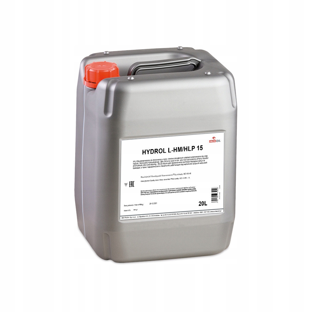 Hydraulický olej Hydrol L-hm/hlp 15 20L