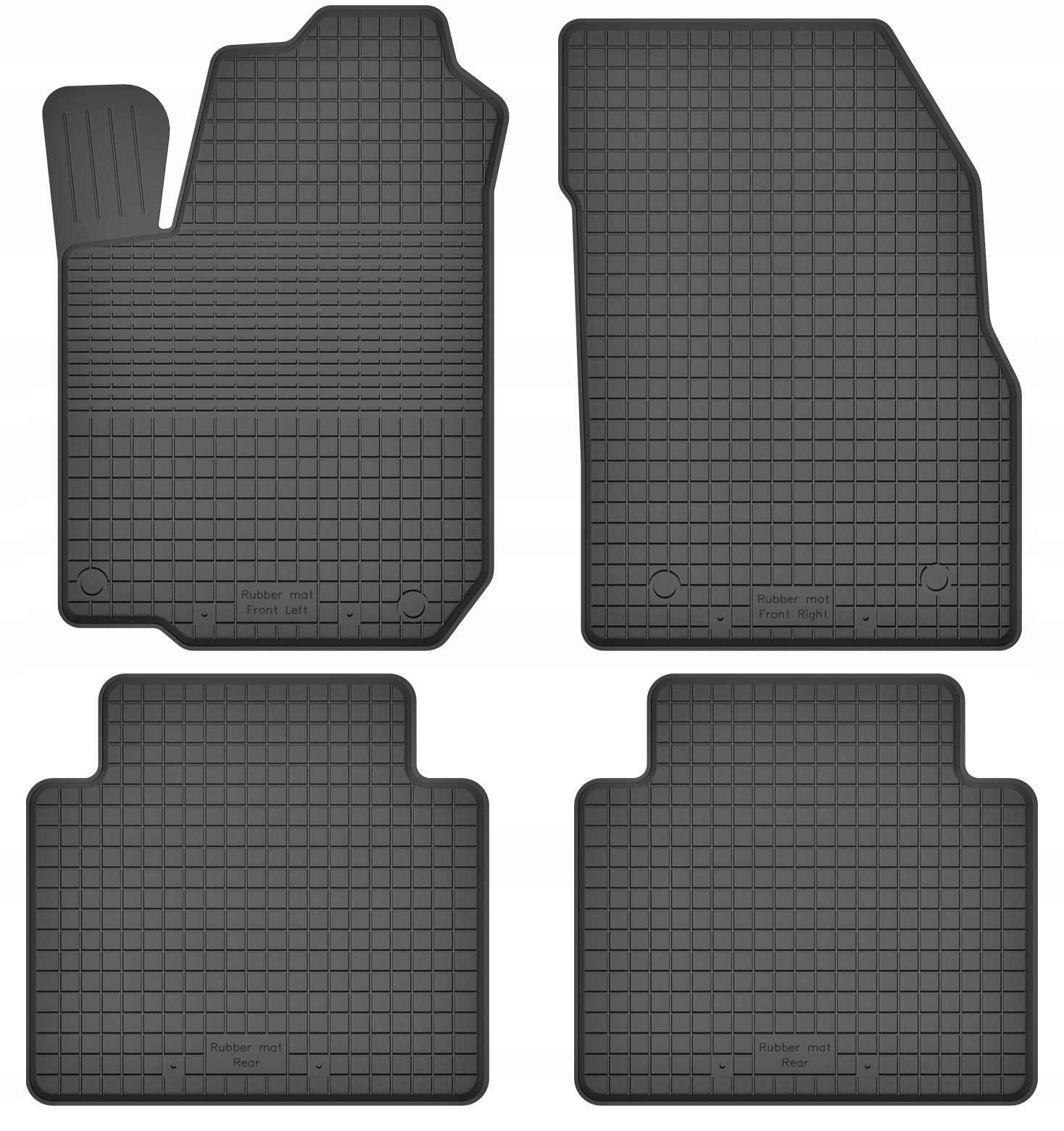 Dywaniki gumowe korytka do Toyota Prius 3 III 09-