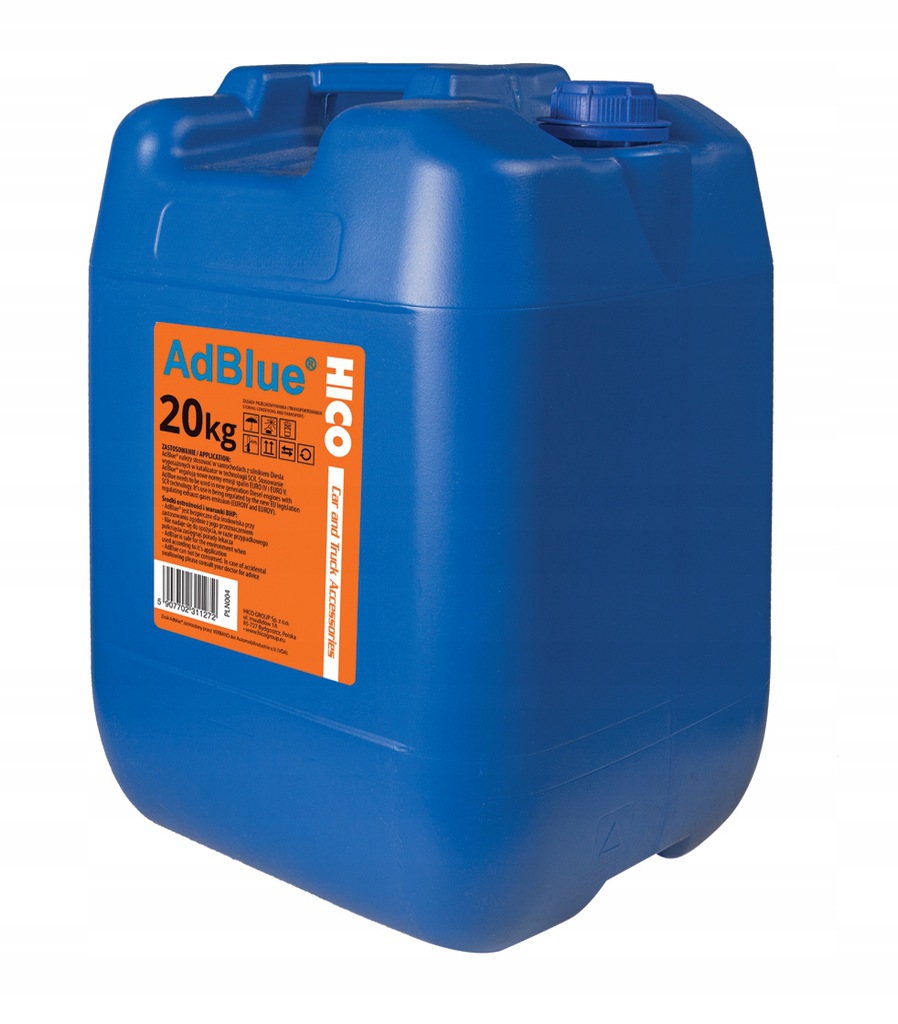 

AdBlue Hico 20kg płyn katalityczny Dpf Iso 22241
