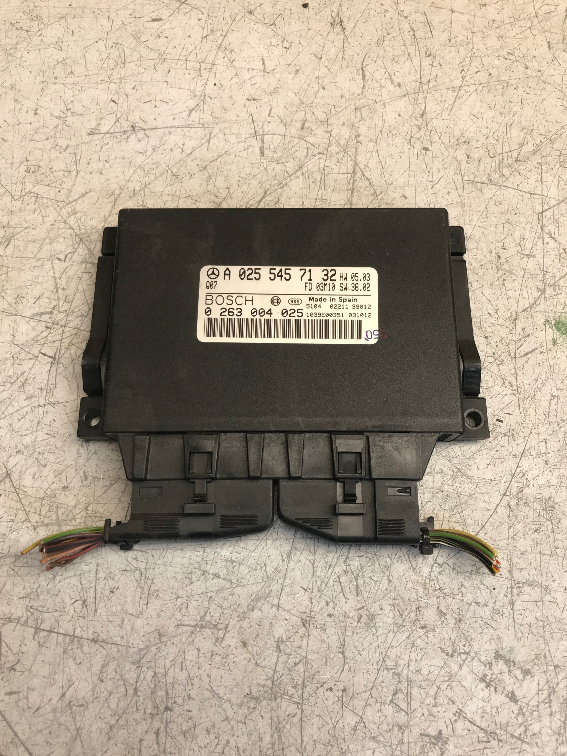 module control unit PDC MERCEDES W211 A0255457132