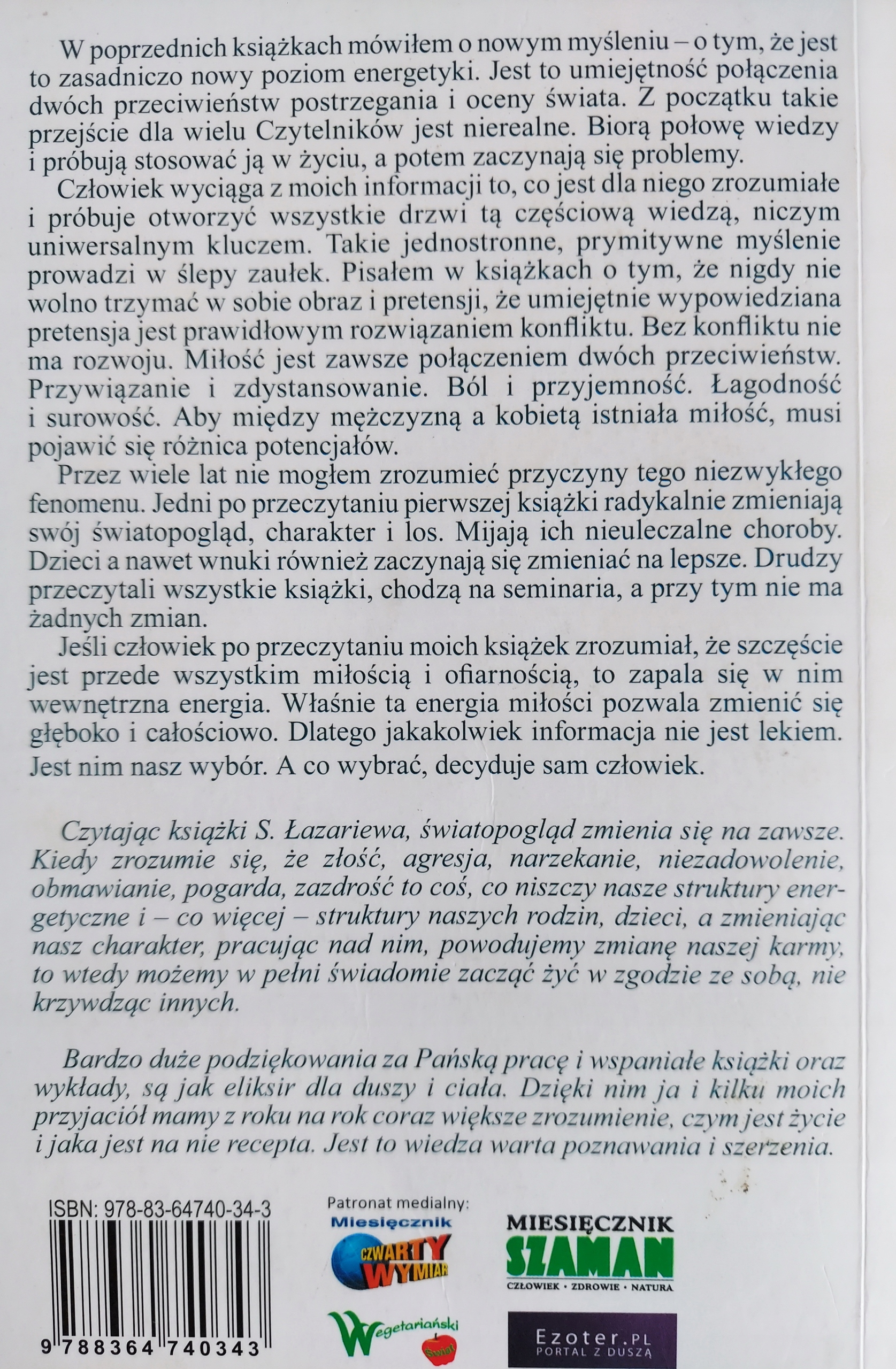 CZŁOWIEK PRZYSZŁOŚCI 4 tomy - Siergiej Łazariew Przedmiot Zestawy mieszane