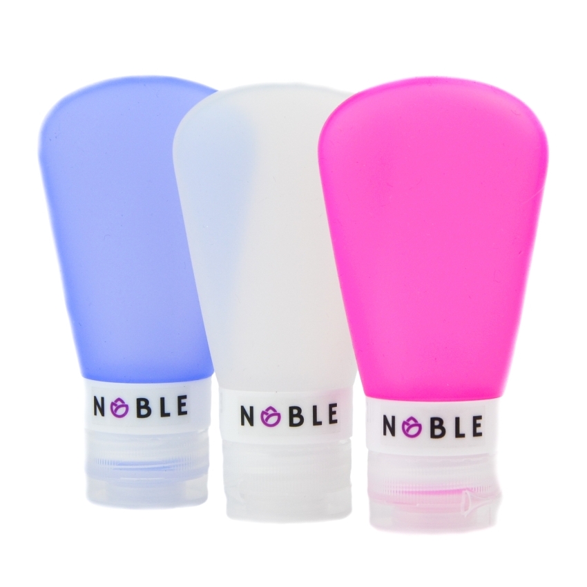 

Butelki Silikonowe Podróżne Do Samolotu 60ml Noble