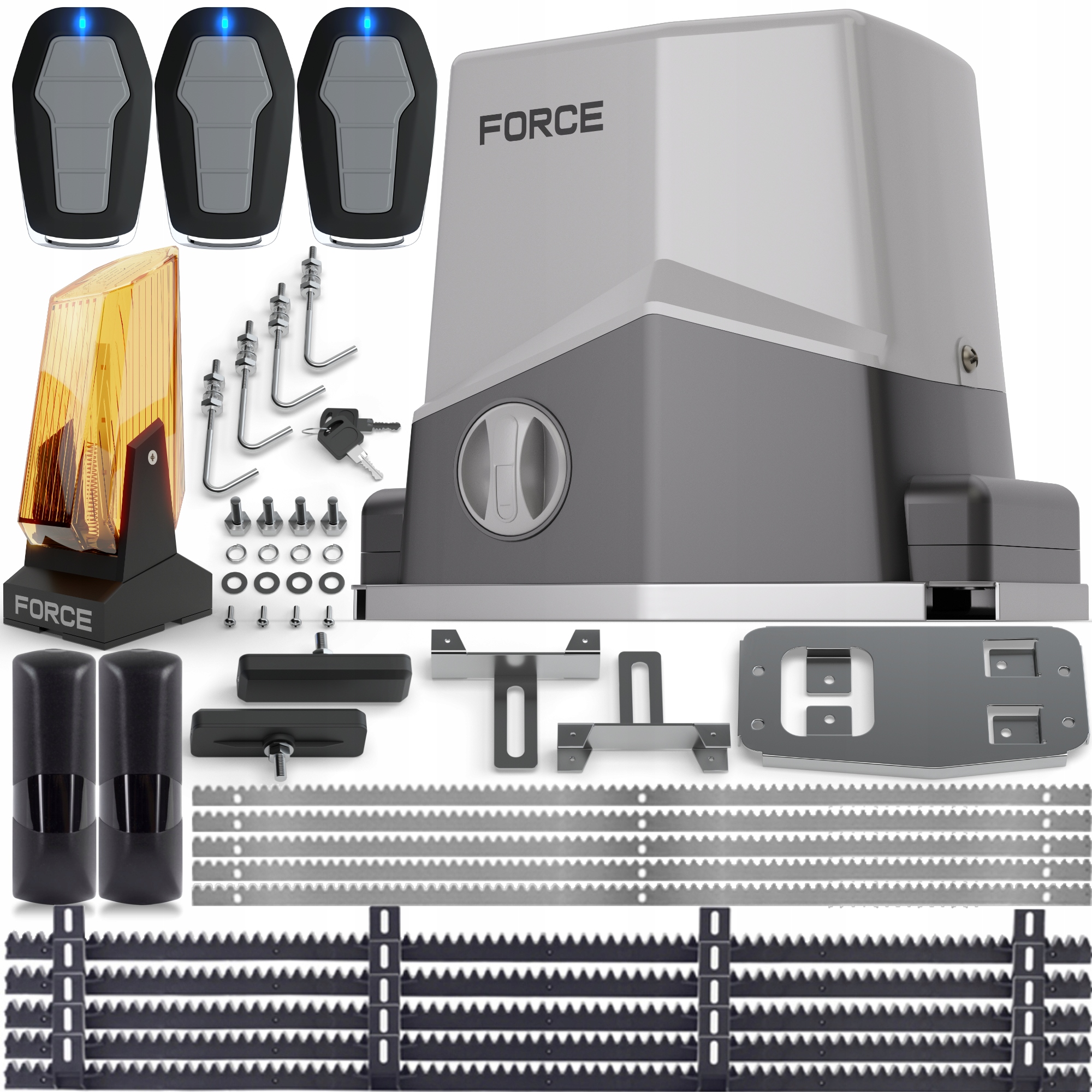 Force Tytan SL600 Pohon Pro Posuvné Brány do 600 kg, Led Lampa,