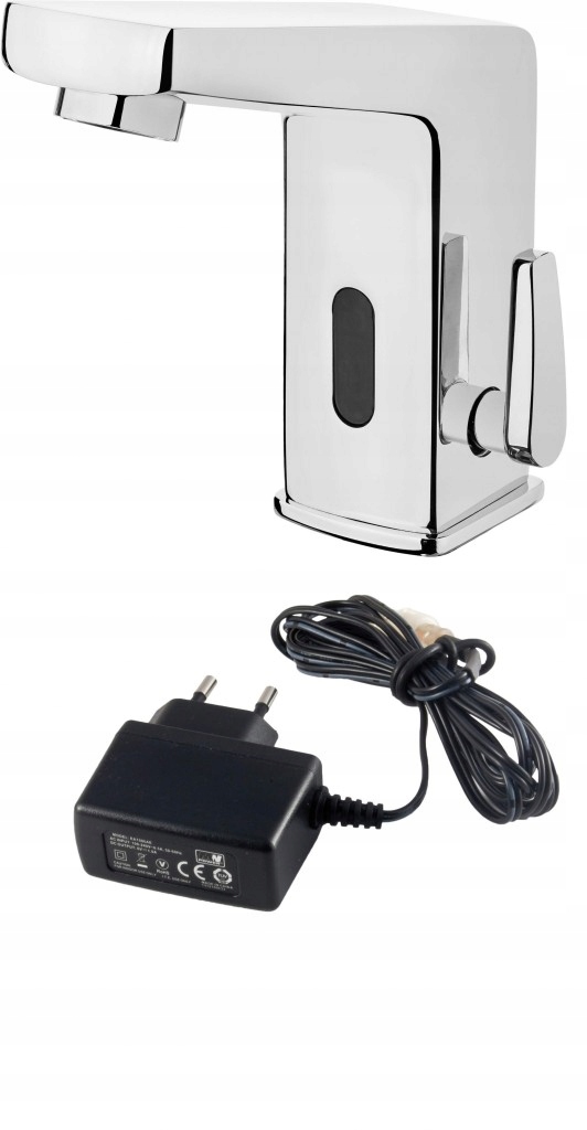 Sensor chróm Umývadlová batéria senzorová, s reguláciou teploty 230/6V (b