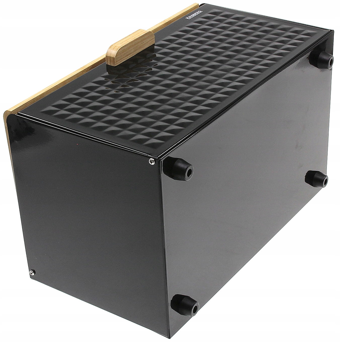 CHLEBAK Pojemnik CHLEB Pieczywo DREWNO 2 x POKRYWA Linia Geometric