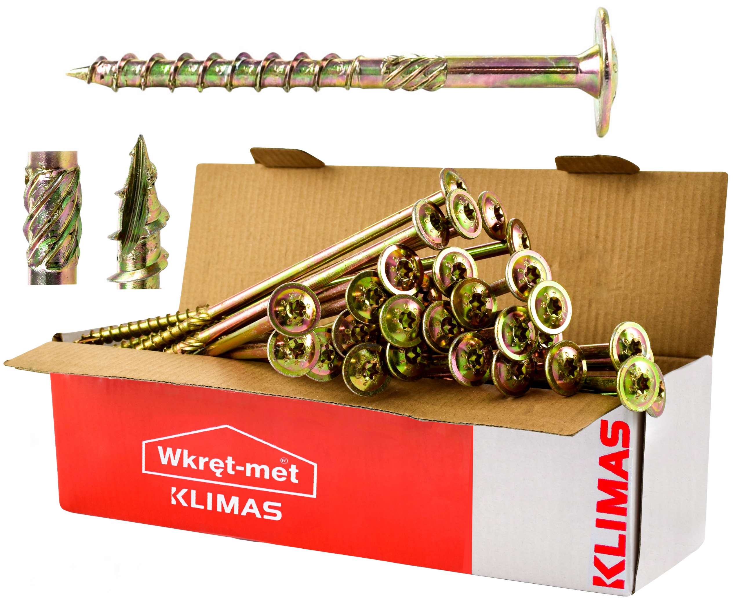

Wkręty Ciesielskie do drewna Talerz Torx x50 8x100
