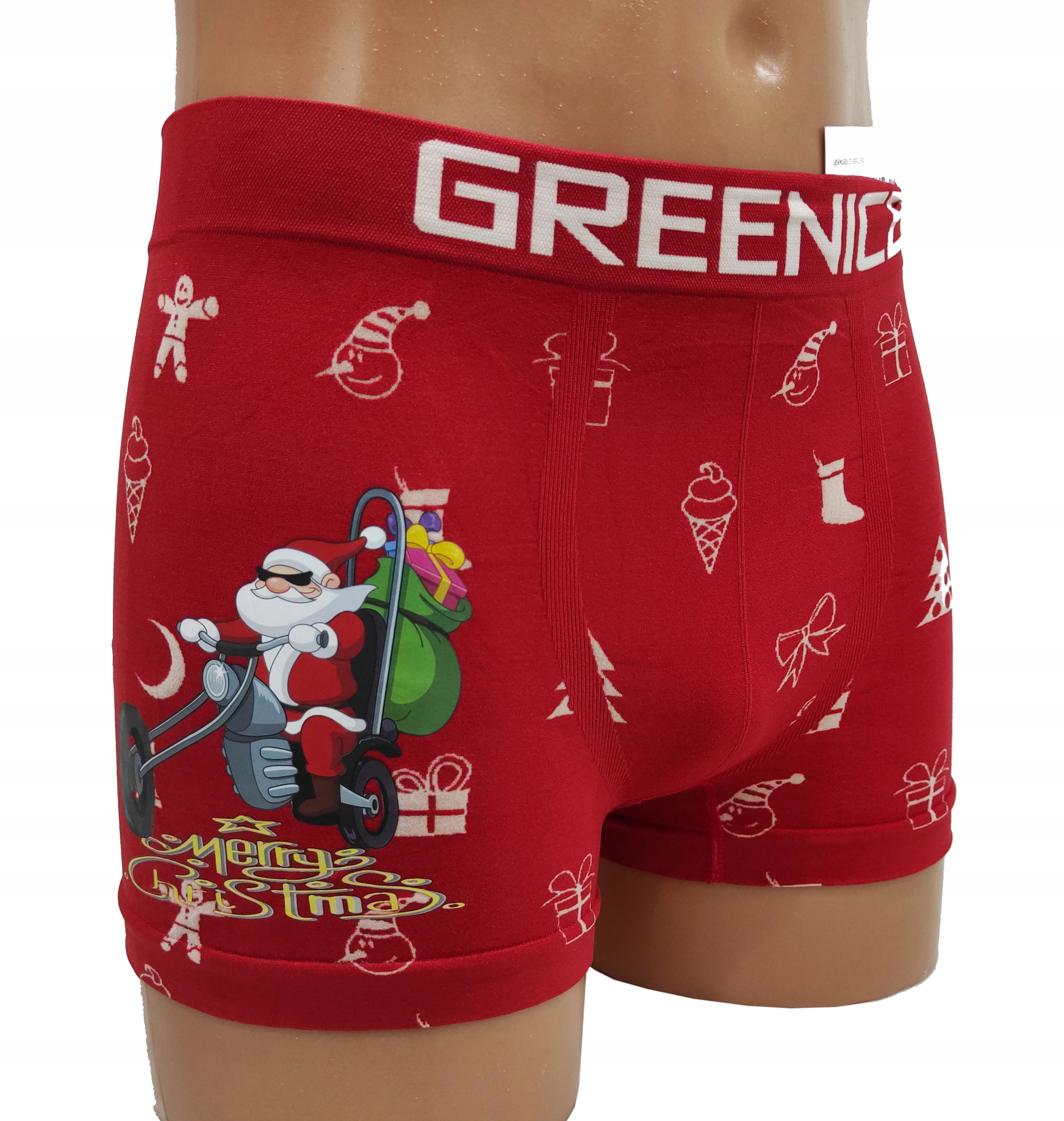 

Bokserki męskie z Mikołajem Greenice XL / XXL
