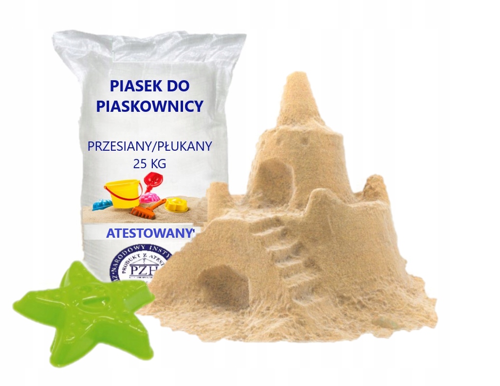 

Piasek Do Piaskownicy Delikatny Bezpieczny+zabawka
