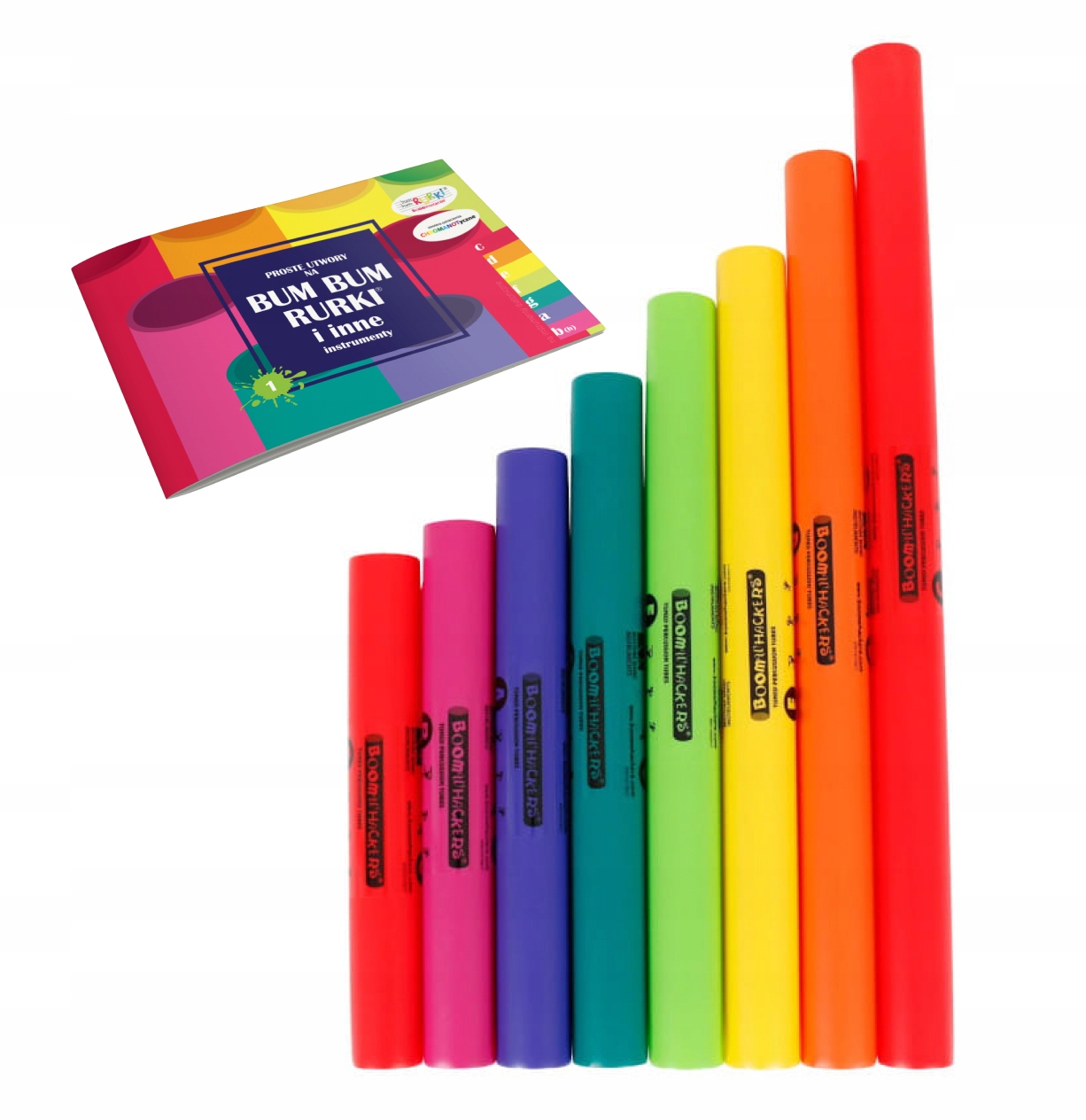 

Boomwhackers bum rurki diatoniczne C-dur książka