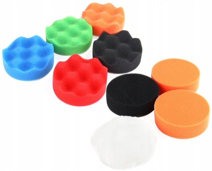 Zestaw XXL Gąbki Polerskie Pady Na Wiertarkę 80MM