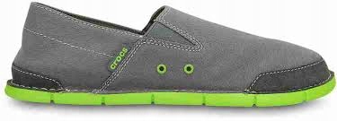 Crocs Boty Mokasíny Cabo Loafer 41 m8 Charcoal/Volt Green