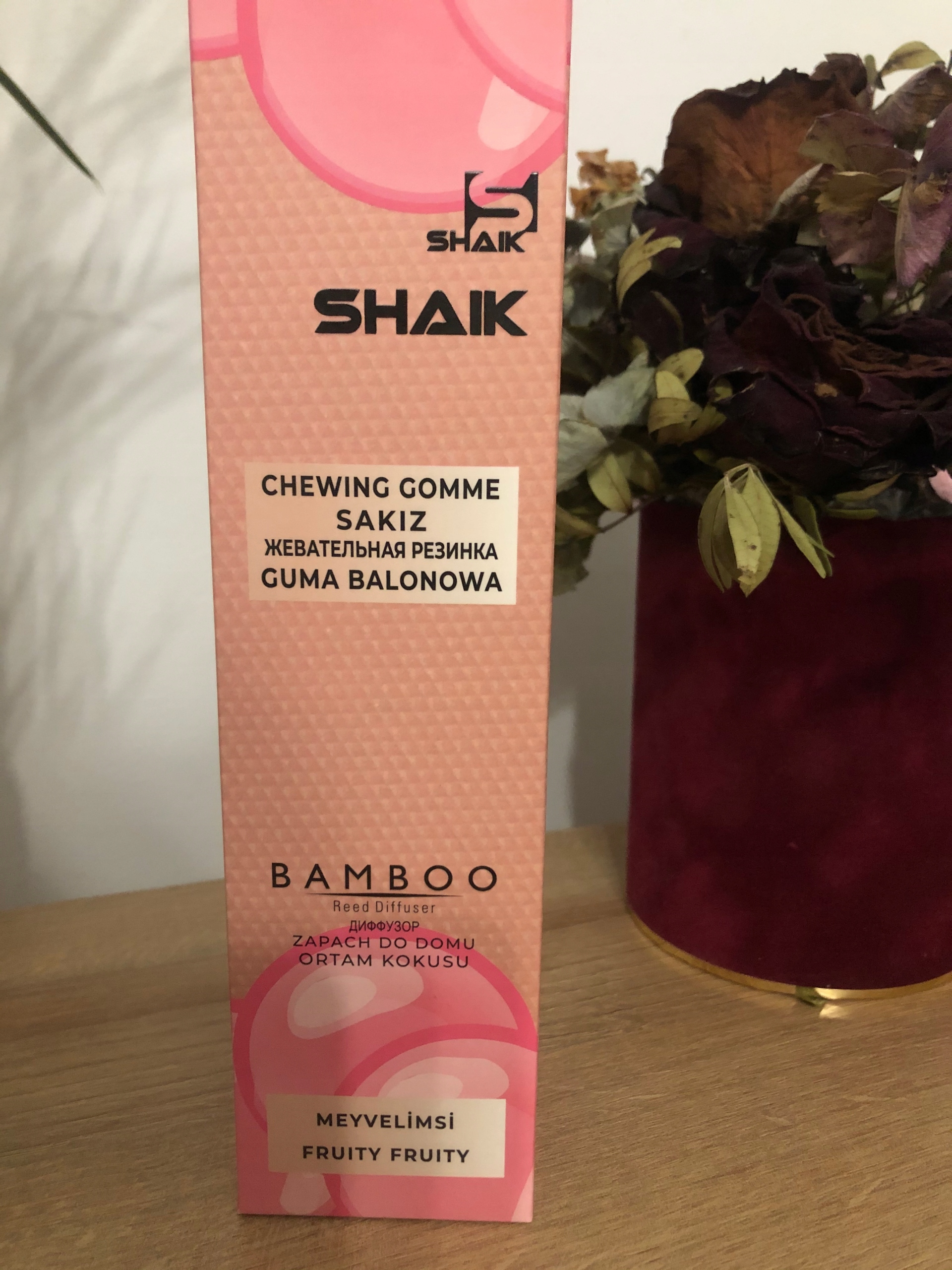 

Shaik Zapach do domu patyczki 100ml Guma Balonowa