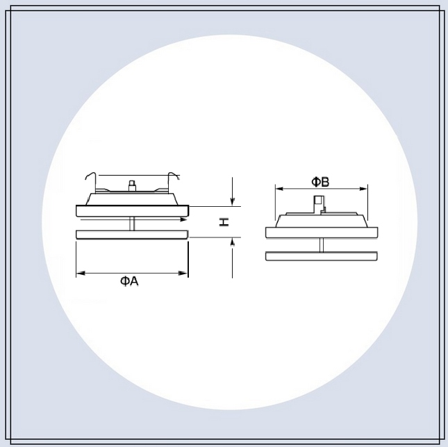 Anemostat nawiewny BIAŁY KRATKA 200 mm typ skandynawski PŁASKI Z RAMKĄ Średnica otworu (mm) 200