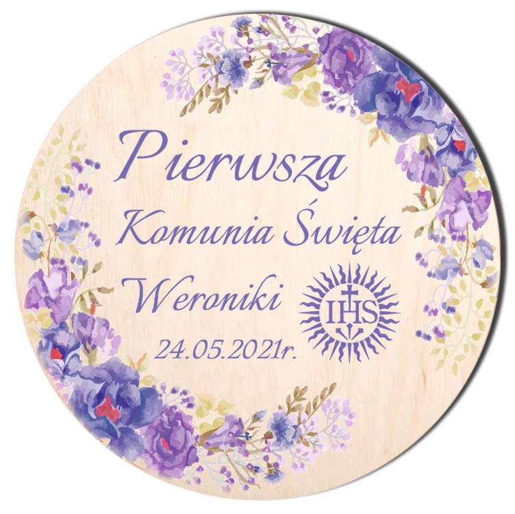 Podziękowania dla gości na Komunię Komunia MAGNES