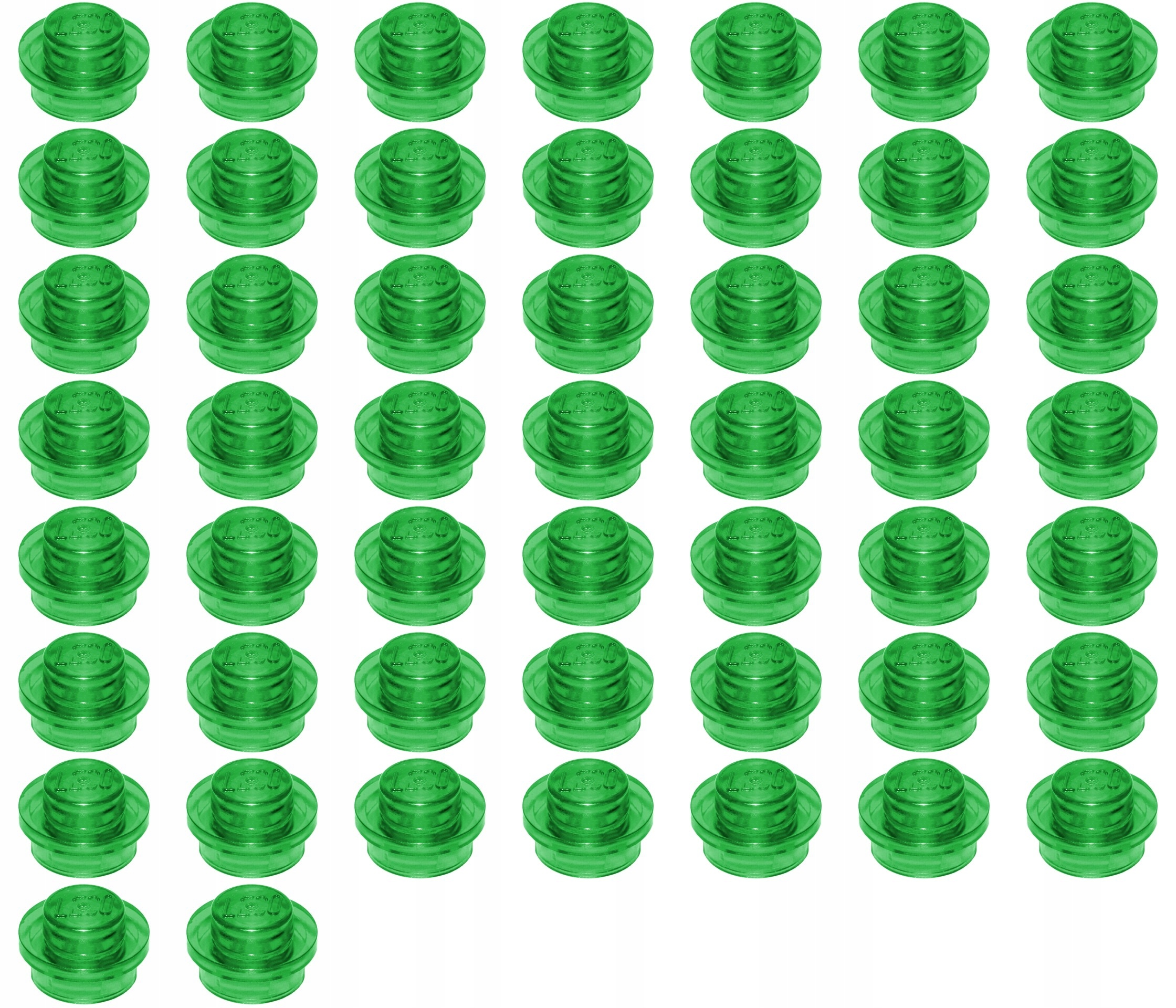 

Lego 4073 1x1 trans zielony Nowy (6g) 51 szt.