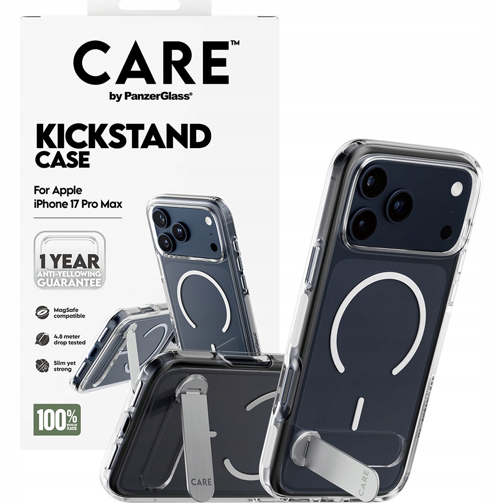 Pouzdro pro Apple iPhone 17 Pro Max s pouzdrem MagSafe s nožičkou, pouzdro PanzerGlass