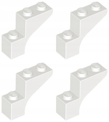 

Lego 88292 Łuk 1x3x2 biały Nowy (4g) 4 szt.