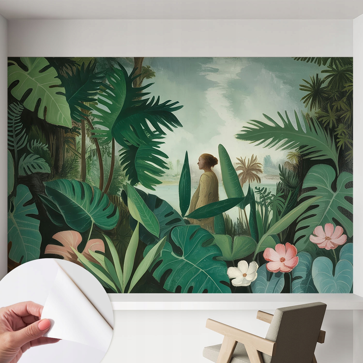 Fototapeta Samolepicí Designová módní exotická džungle 152 x 104 cm