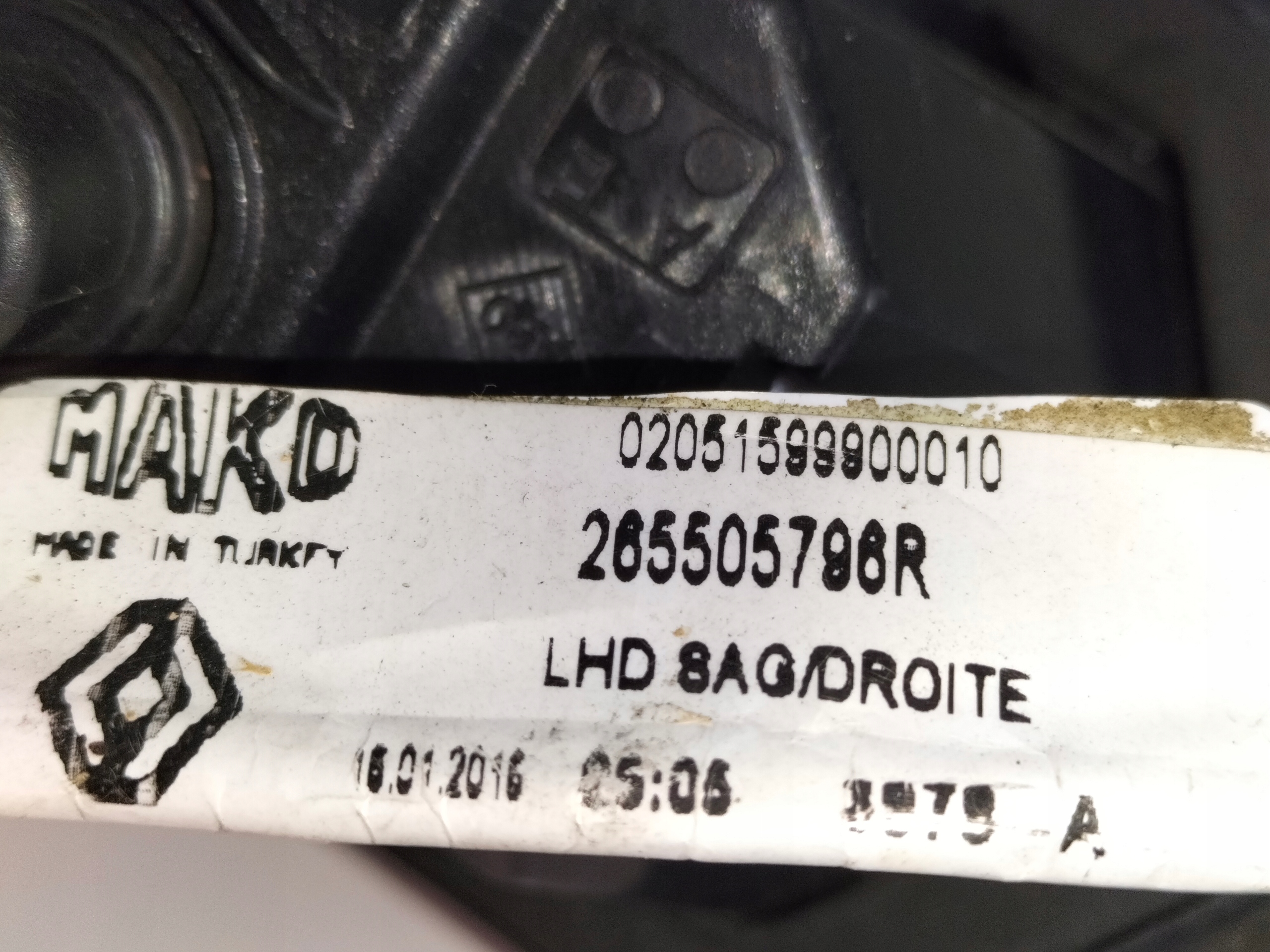 light rear rear part right RENAULT CLIO 4 IV 12- HB