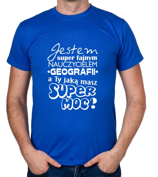 

koszulka Dzień Nauczyciela Geografii Super prezent