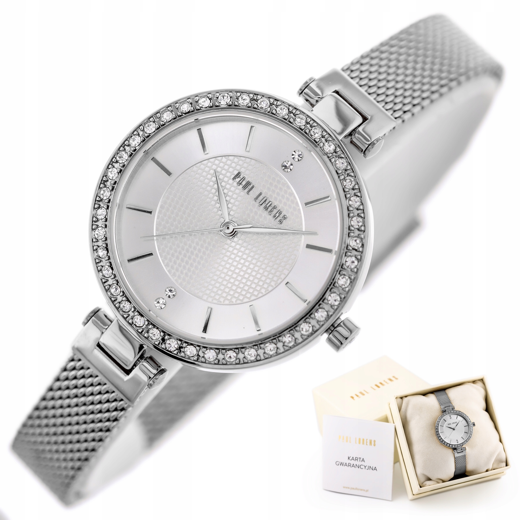 Zlaté Dámské Hodinky Paul Lorens zg504c Box