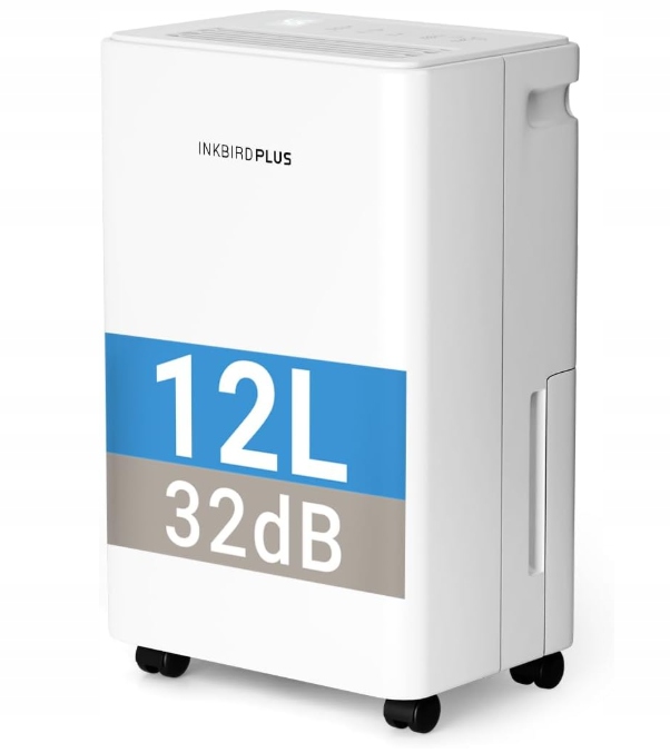 Odvlhčovač vzduchu Inkbirdplus Home, odvlhčovač vzduchu 12 l/den