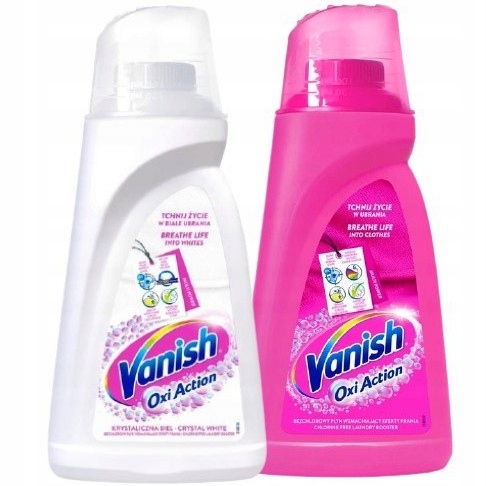 

Zestaw MIX Vanish Oxi Action Biały Pink Odplamiacz